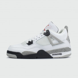 кроссовки Air Jordan 4 Retro White Cement кроссовки Air Jordan 4 Retro White Cement