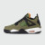 кроссовки Air Jordan 4 Olive / White / Black