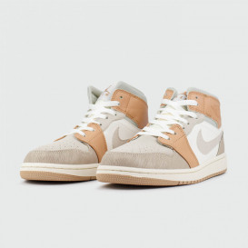 кроссовки Air Jordan 1 Cream / White Wmns кроссовки Air Jordan 1 Cream / White Wmns