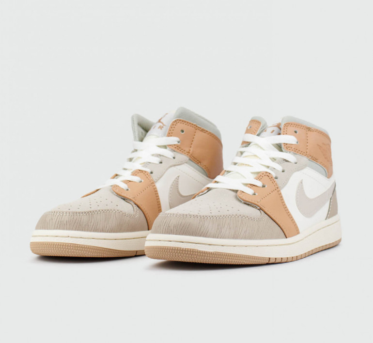 кроссовки Air Jordan 1 Cream / White Wmns кроссовки Air Jordan 1 Cream / White Wmns