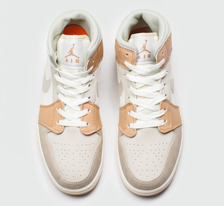 кроссовки Air Jordan 1 Cream / White Wmns кроссовки Air Jordan 1 Cream / White Wmns