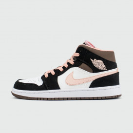 кроссовки Air Jordan 1 Mid Peach Mocha Wmns кроссовки Air Jordan 1 Mid Peach Mocha Wmns