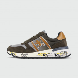 кроссовки Premiata Lander Brown Grey кроссовки Premiata Lander Brown Grey