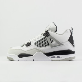 кроссовки Air Jordan 4 Retro White / Black кроссовки Air Jordan 4 Retro White / Black