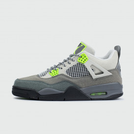 кроссовки Air Jordan 4 Retro Cool Grey / Volt кроссовки Air Jordan 4 Retro Cool Grey / Volt