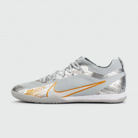 футзалки Nike Air Zoom Mercurial Vapor XV Pro IC Grey Gold футзалки Nike Air Zoom Mercurial Vapor XV Pro IC Grey Gold